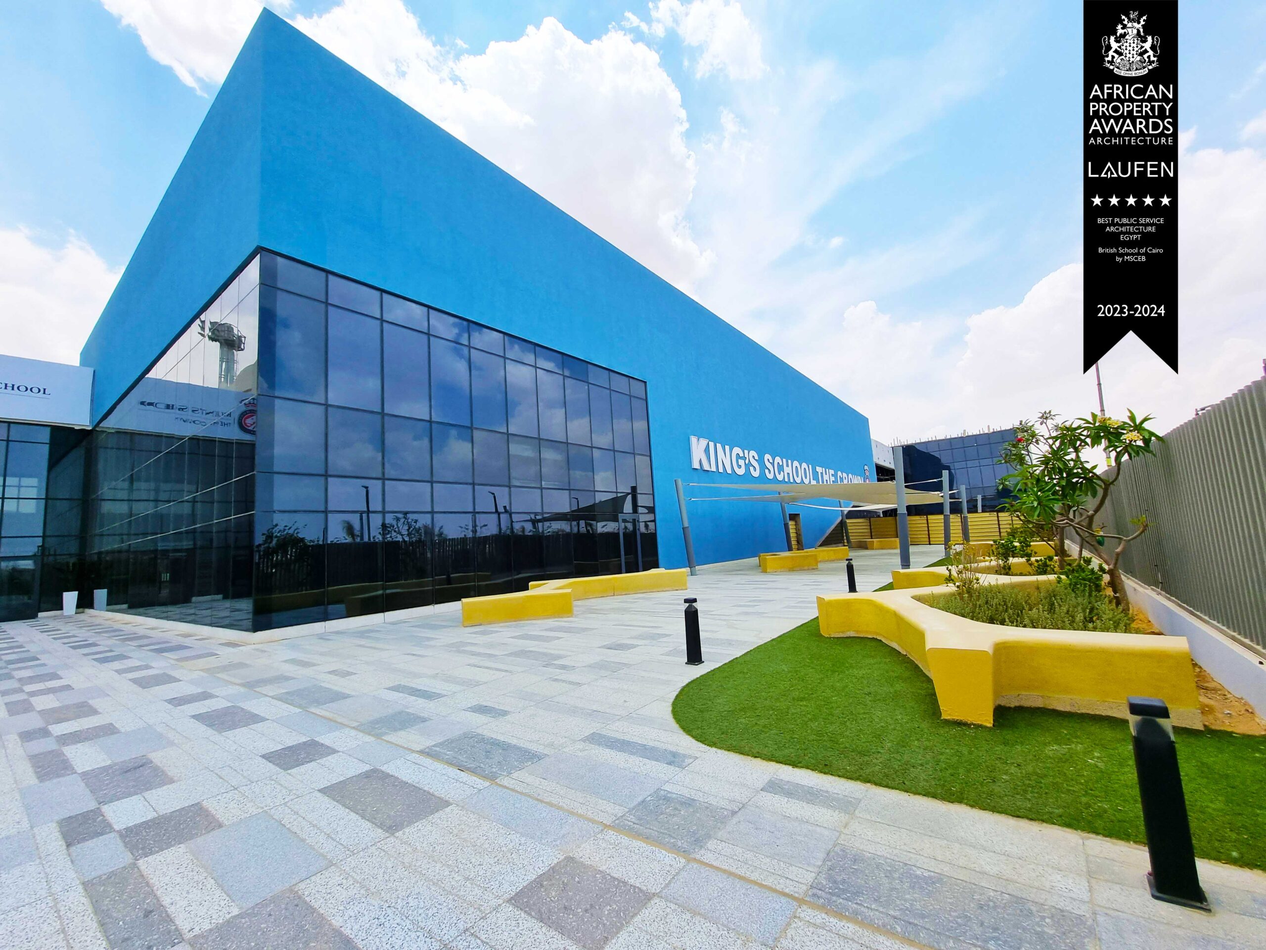 Arabian property award winner featuring minimalist architecture