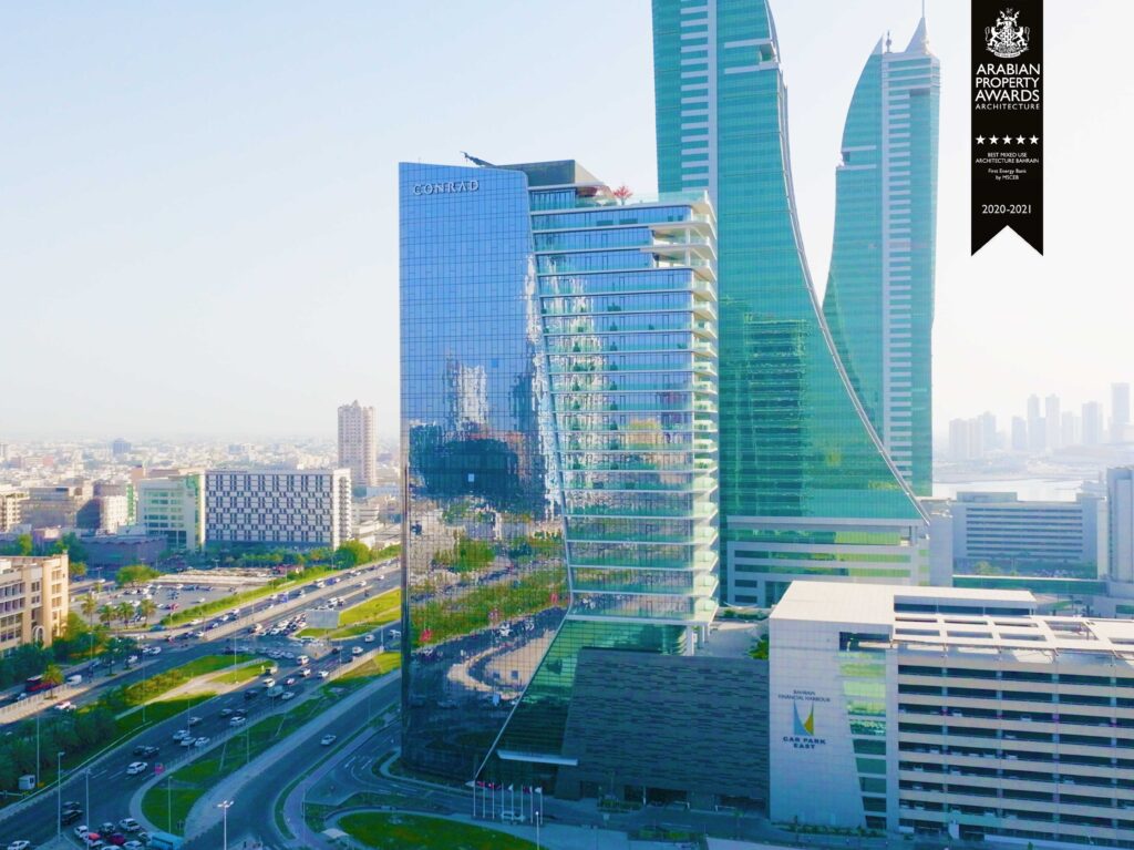 conrad-2 Arabian property award winner featuring minimalist architecture