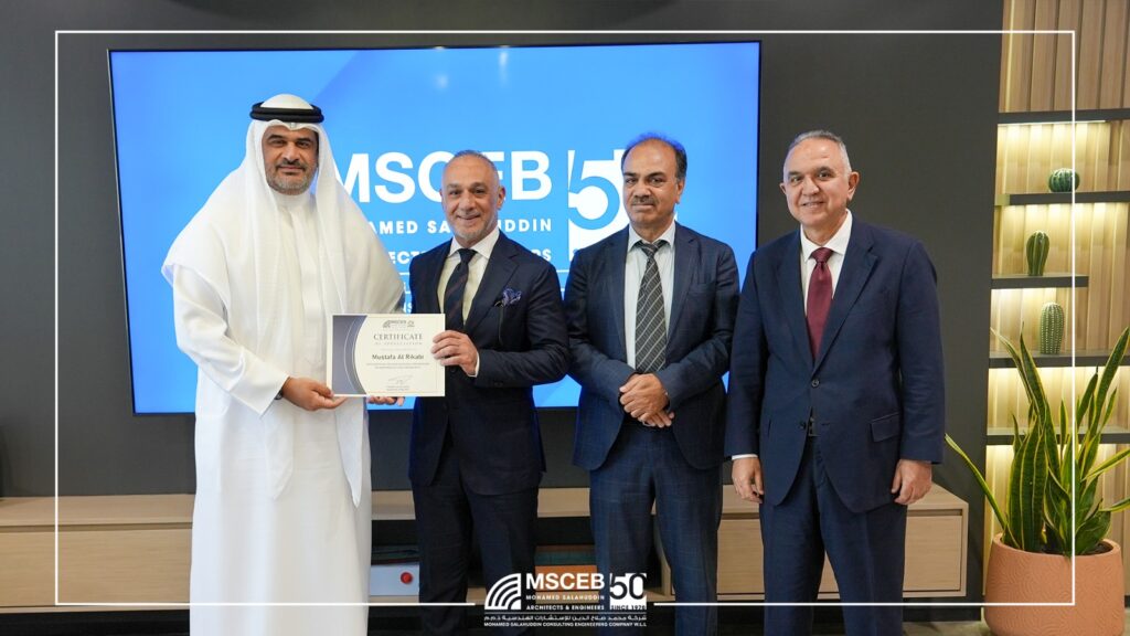 06 Certificate Mustafa Al Rikabi Certificate presentation to Mustafa Al Rikabi