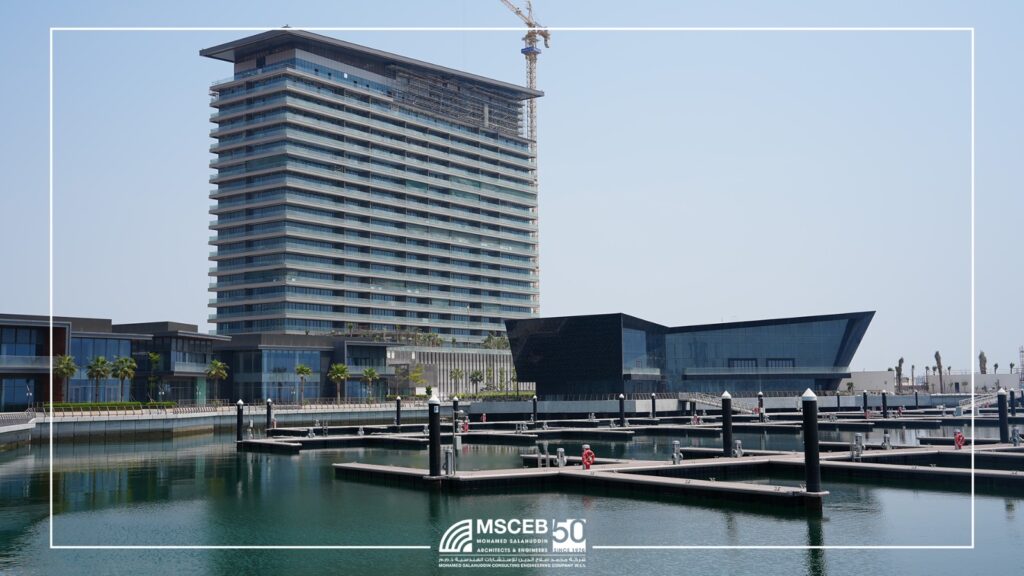 02 Tower And Marina Bahrain Marina tower and berths