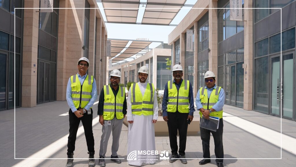 03 Site Team MSCEB site team at Bahrain Marina