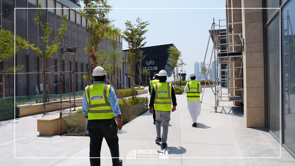 04 Walking To Le Club Site walk toward Le Club at Bahrain Marina